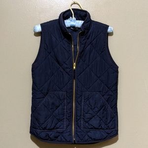 Xs J crew women's quilted vest